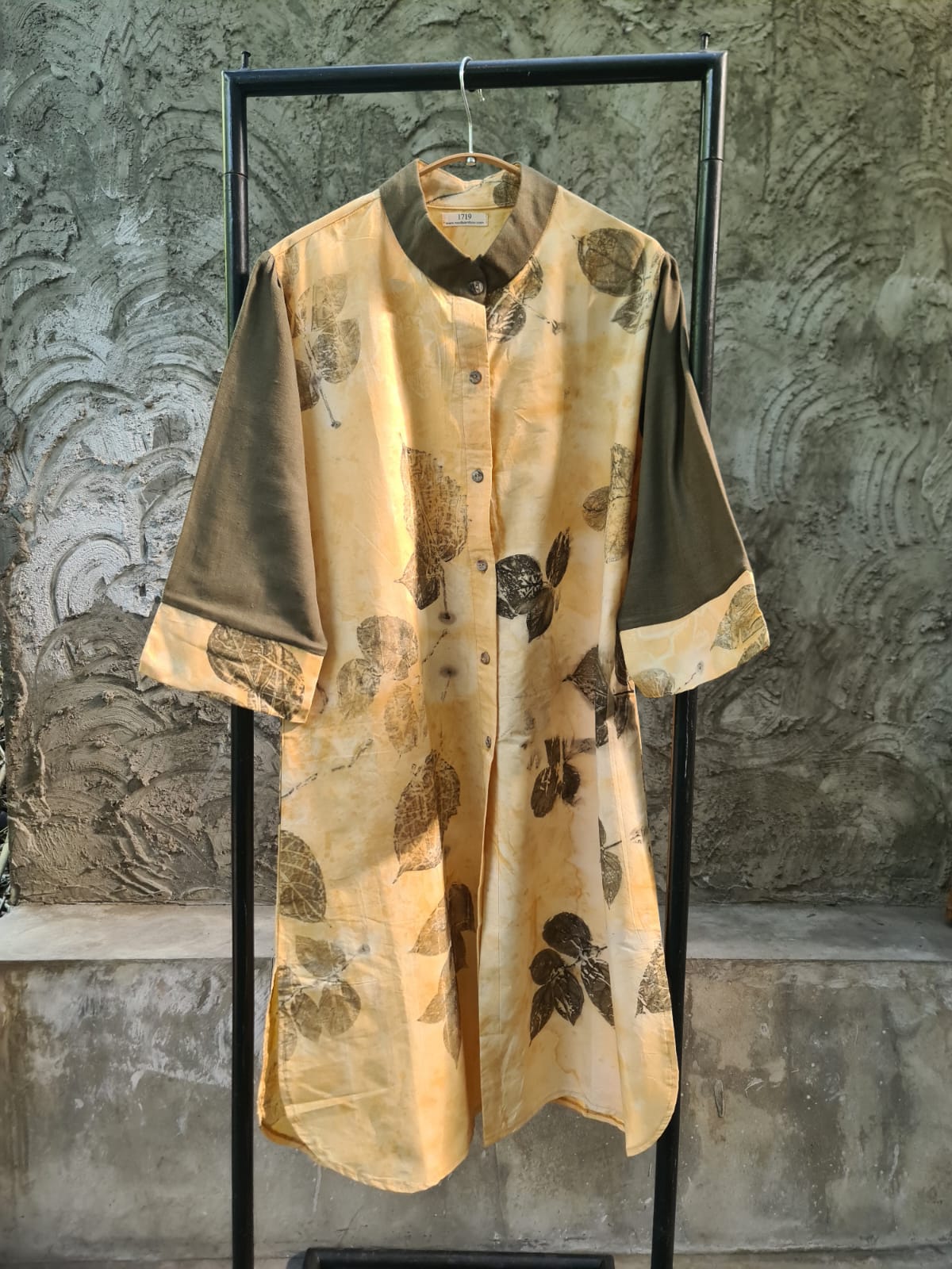Woodland Bloom Ecoprint Tunic